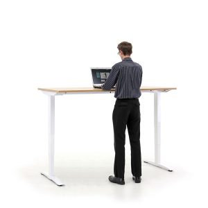 Rectangular Oblique Electrical Height Adjustable Desk